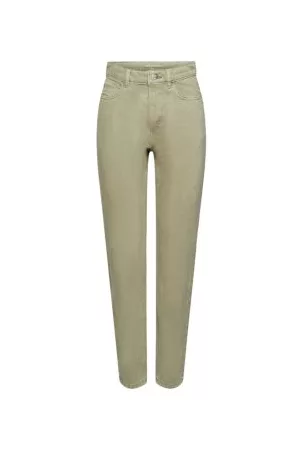 ESPRIT High rise broek met banana fit