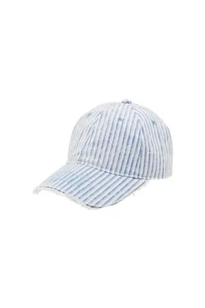 ESPRIT Dames Petten - Gestreepte pet met logo
