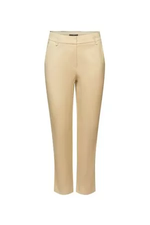ESPRIT Broek met hoge taille in slim fit