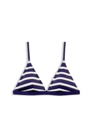 ESPRIT Gestreepte en gewatteerde bikinitop