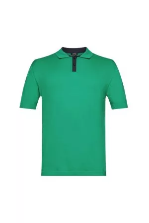 ESPRIT Poloshirt van een mix van tencel en duurzaam katoen