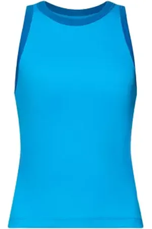 ESPRIT Geribde jersey tanktop van stretchkatoen