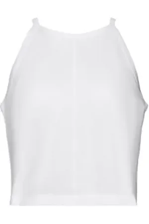 ESPRIT Tanktop met keyhole-detail, 100% katoen