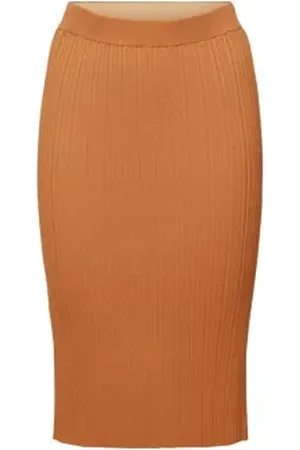 ESPRIT Geribde gebreide midirok