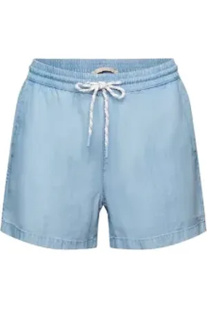 ESPRIT Pull-on denim short, TENCEL™