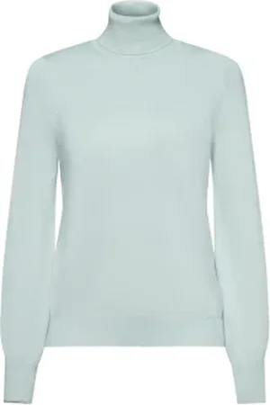 ESPRIT Trui met rolkraag, LENZING™ ECOVERO™