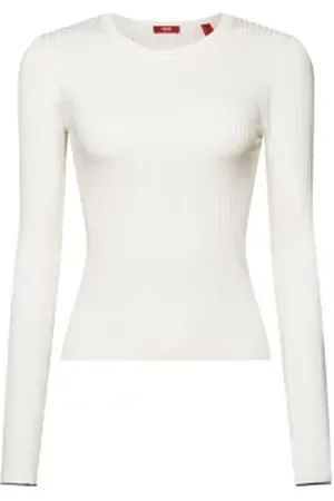 ESPRIT Gestreepte, geribde top