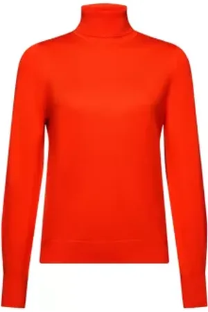 ESPRIT Trui met rolkraag, LENZING™ ECOVERO™