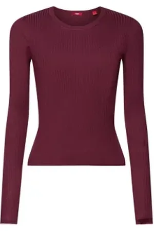 ESPRIT Gestreepte, geribde top