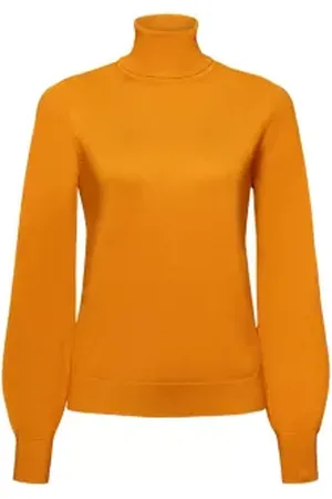 ESPRIT Trui met rolkraag, LENZING™ ECOVERO™