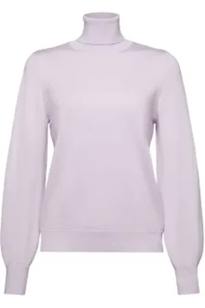 ESPRIT Trui met rolkraag, LENZING™ ECOVERO™