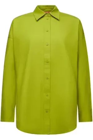 ESPRIT Shirt van katoen-popeline