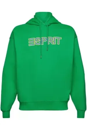 ESPRIT Hoodie met logo van een katoenmix