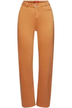 ESPRIT Broek met hoge taille en retro-look