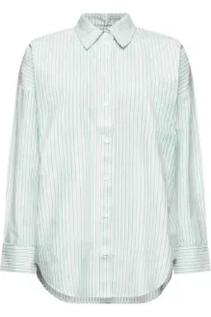 ESPRIT Oversized gestreept katoenen overhemd