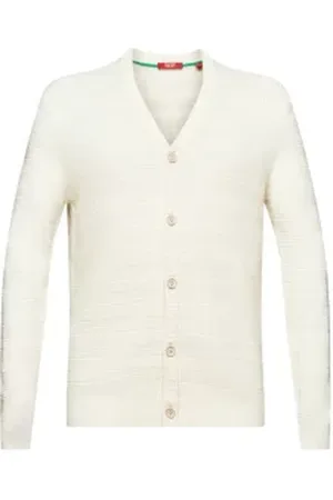 ESPRIT Katoenen vest met V-hals