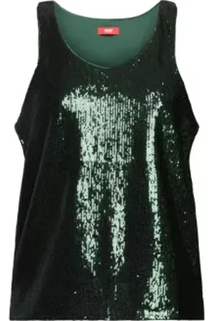 ESPRIT Tanktop met pailletjes