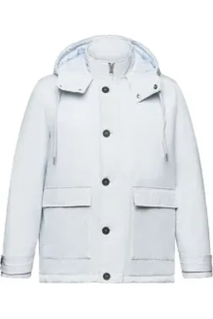 ESPRIT Korte gewatteerde parka