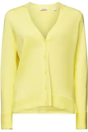 ESPRIT Katoenen vest met V-hals