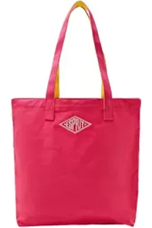 ESPRIT Katoenen totebag met logo