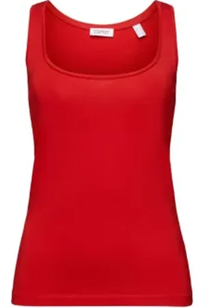 ESPRIT Tanktop van katoen-jersey