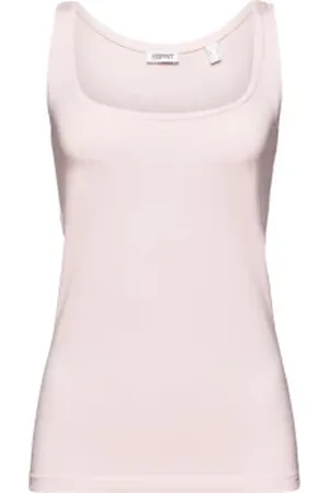 ESPRIT Tanktop van katoen-jersey