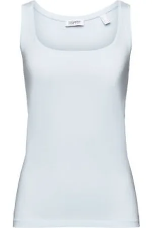 ESPRIT Tanktop van katoen-jersey