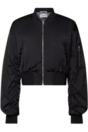 ESPRIT Cropped satijnen bomberjack
