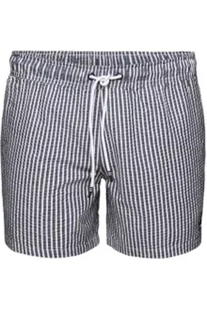 ESPRIT Zwemshort met gestreepte structuur
