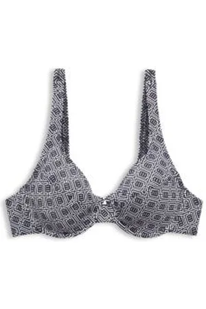 ESPRIT Ongewatteerde bikinitop met beugels en print
