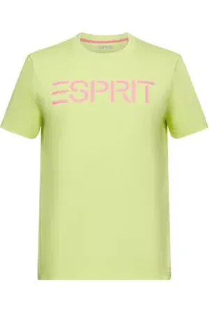ESPRIT Uniseks T-shirt van katoen-jersey met logo