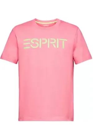 ESPRIT Uniseks T-shirt van katoen-jersey met logo