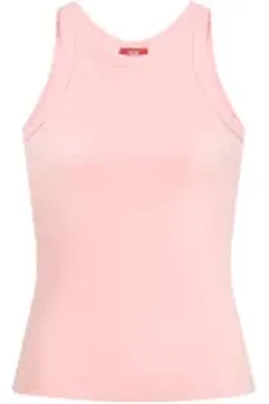 ESPRIT Tanktop van geribd organic cotton