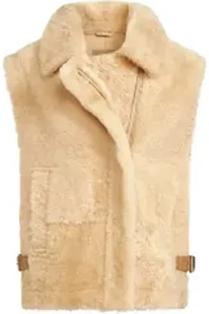 ESPRIT Vest van lamsvel