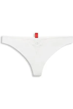 ESPRIT Brazilian hipster-string met kant