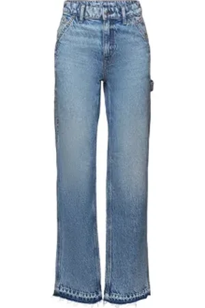 ESPRIT Straight jeans met hoge taille