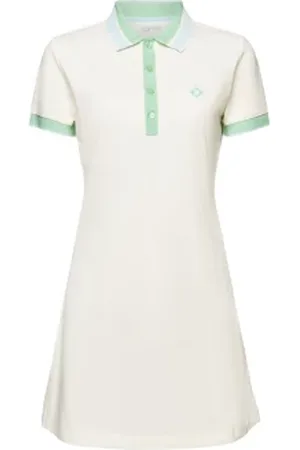 ESPRIT T-shirtjurk met polokraag en minilengte