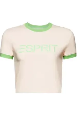 ESPRIT T-shirt van katoen-jersey met logo