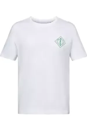 ESPRIT T-shirt van katoen-jersey met logo