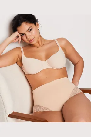 Etam Corrigerende tanga met hoge taille en kant - medium ondersteuning - POWER LACE BY - M -