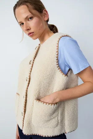 Etam Mouwloze jas in bouclé - PALOMA - XS -
