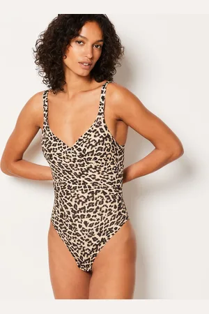 Etam Body met no bra-effect luipaard - 24 HOURS - S -