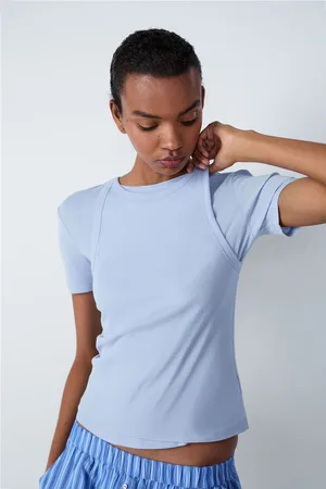 Etam Geribd katoenen tanktop - SALVA - XS -