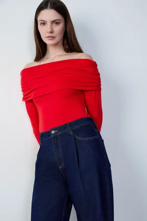 Etam T-shirt met lange mouwen en boothals - GINALLY - XS -