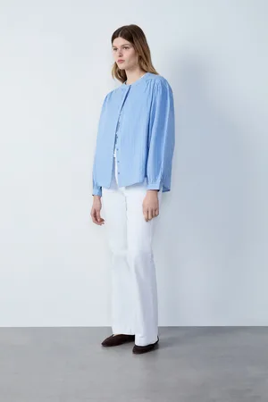 Etam Katoenen blouse met pofmouwen - PAI - XS -