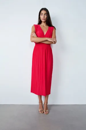 Etam Lange geplooide jurk - GILANTE LONGDR - XS -