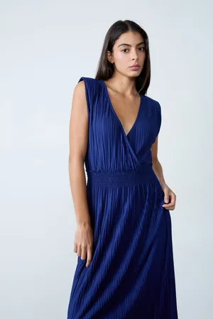 Etam Lange geplooide jurk - GILANTE LONGDR - XS -