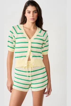 Etam Gestreept vest met korte mouwen - GENIA CARDI - XS -