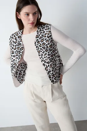 Etam Gewatteerd vest met luipaardprint - RAIPONCE IMP - XS -