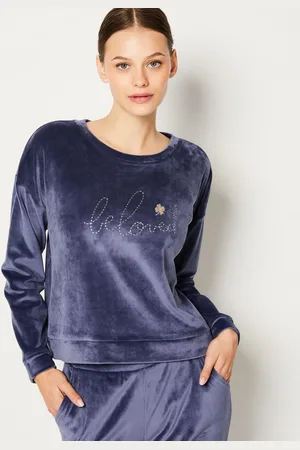 Etam Fluwelen pyjamasweater - LOEVA - L -